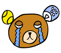 Paddle Tennis Bear sticker #14495416