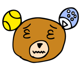 Paddle Tennis Bear sticker #14495417