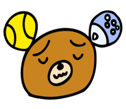 Paddle Tennis Bear sticker #14495418