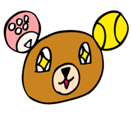 Paddle Tennis Bear sticker #14495419