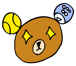 Paddle Tennis Bear sticker #14495420