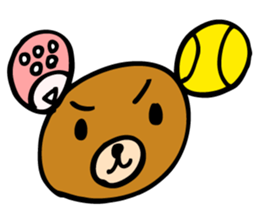 Paddle Tennis Bear sticker #14495421