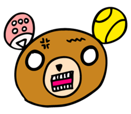 Paddle Tennis Bear sticker #14495422