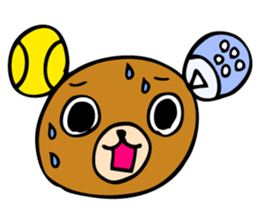 Paddle Tennis Bear sticker #14495423