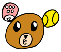 Paddle Tennis Bear sticker #14495424