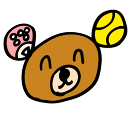 Paddle Tennis Bear sticker #14495426