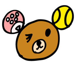 Paddle Tennis Bear sticker #14495427
