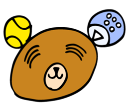 Paddle Tennis Bear sticker #14495428