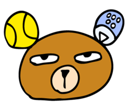 Paddle Tennis Bear sticker #14495430