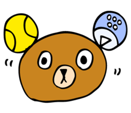 Paddle Tennis Bear sticker #14495431