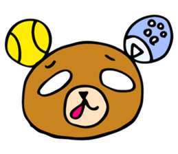 Paddle Tennis Bear sticker #14495434