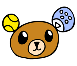 Paddle Tennis Bear sticker #14495435