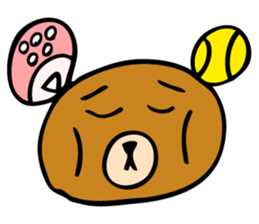Paddle Tennis Bear sticker #14495436