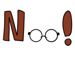 just a pair of glasses sticker #14495583