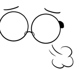 just a pair of glasses sticker #14495591