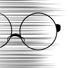 just a pair of glasses sticker #14495599