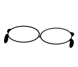 just a pair of glasses sticker #14495601