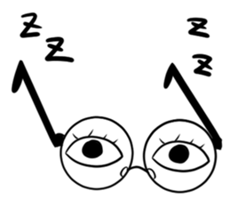 just a pair of glasses sticker #14495602