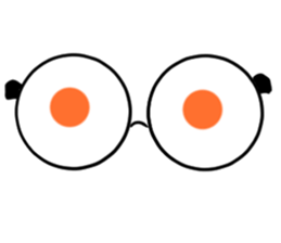 just a pair of glasses sticker #14495616