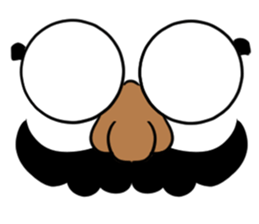 just a pair of glasses sticker #14495621