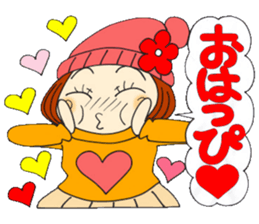 Castor bean-chan 75 sticker #14496080