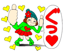 Castor bean-chan 75 sticker #14496086