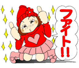 Castor bean-chan 75 sticker #14496096