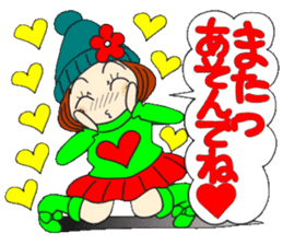 Castor bean-chan 75 sticker #14496116