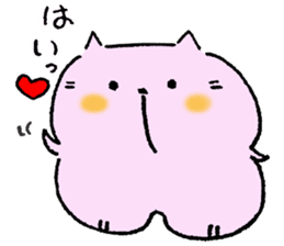 Daily routine of cat funny1 sticker #14497284