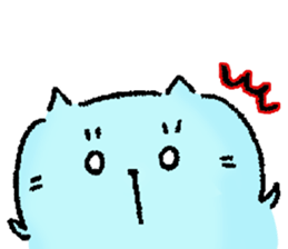 Daily routine of cat funny1 sticker #14497290