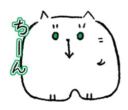 Daily routine of cat funny1 sticker #14497291
