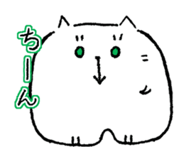Daily routine of cat funny1 sticker #14497291