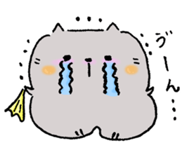 Daily routine of cat funny1 sticker #14497293