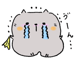 Daily routine of cat funny1 sticker #14497293