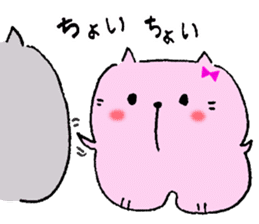 Daily routine of cat funny1 sticker #14497294