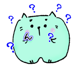 Daily routine of cat funny1 sticker #14497298