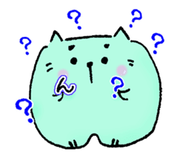 Daily routine of cat funny1 sticker #14497298