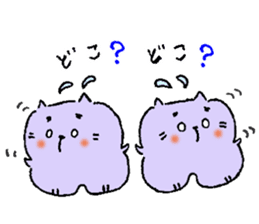 Daily routine of cat funny1 sticker #14497299