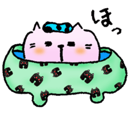 Daily routine of cat funny1 sticker #14497301