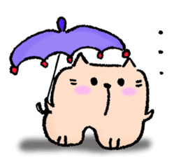 Daily routine of cat funny1 sticker #14497307