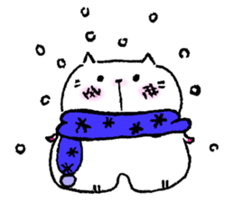 Daily routine of cat funny1 sticker #14497308