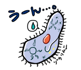 Microbial Sticker by mo. sticker #14497467