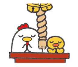 Coccomama&Hinatan newyear sticker sticker #14497815