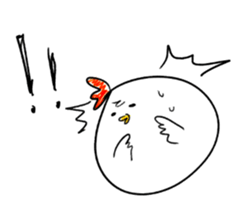 little chicken princess sticker #14498024