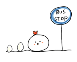 little chicken princess sticker #14498029