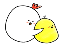 little chicken princess sticker #14498034