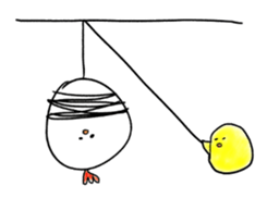 little chicken princess sticker #14498047