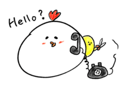 little chicken princess sticker #14498051