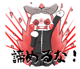 A little bunny for sports players sticker #14498757