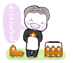A little bunny for sports players sticker #14498766